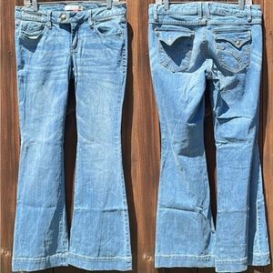 Vintage 90’s jeans Route 66 SZ 5/6 flare leg cotton/ spandex